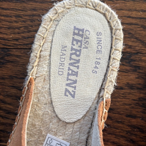 Casa Hernanz 39 made in Madrid original espadrille shoes sandals - Picture 3 of 5
